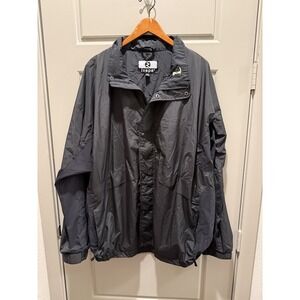 IXSPA Masters Golf Jacket Mens 2XL Black Windbreaker Augusta National